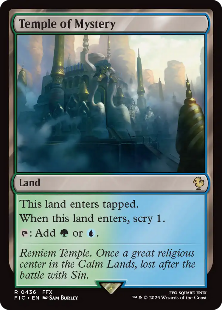 Temple of Mystery [FINAL FANTASY Commander] | Jomio and Rueliete's Cards and Comics
