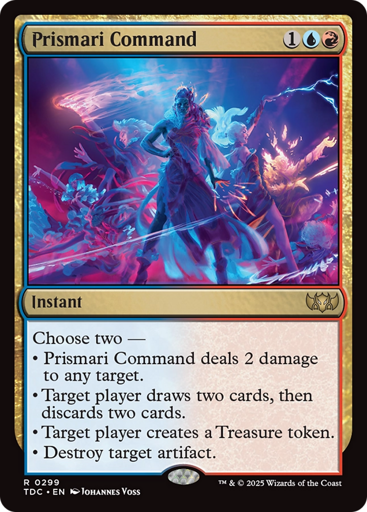 Prismari Command [Tarkir: Dragonstorm Commander] | Jomio and Rueliete's Cards and Comics