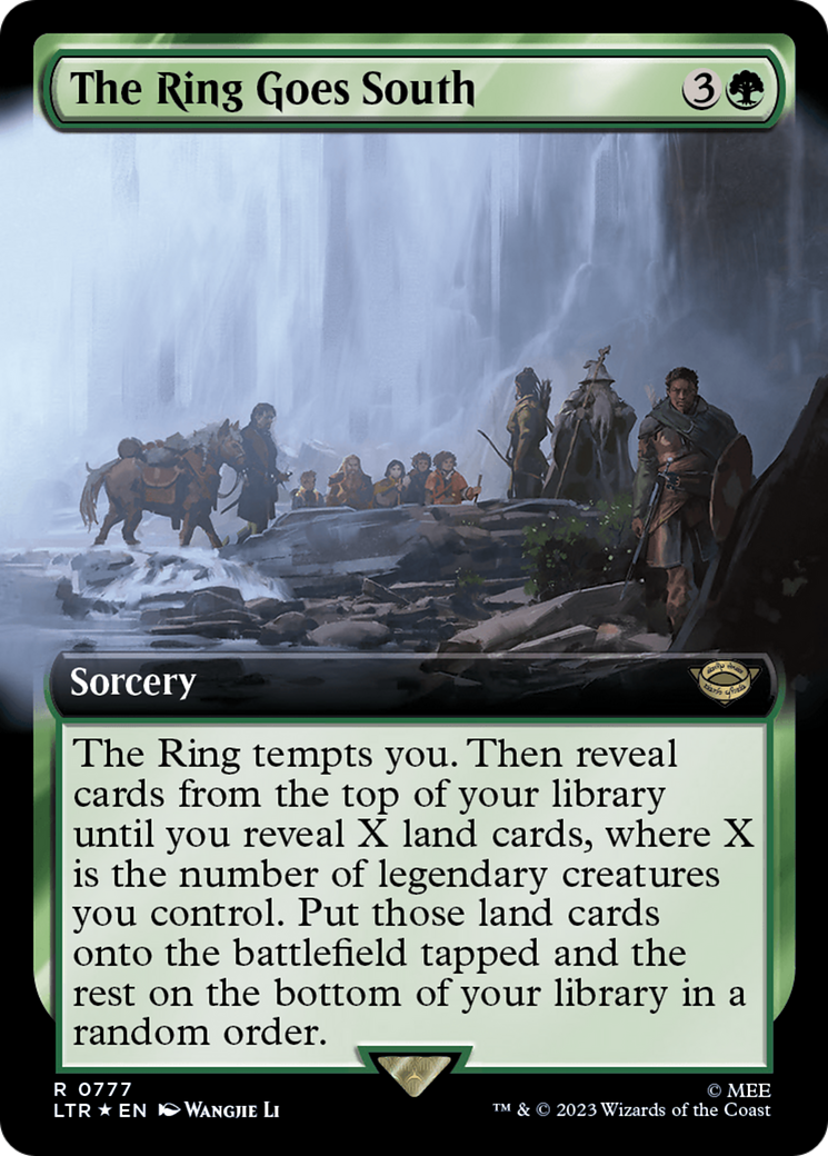 The Ring Goes South (Extended Art) (Surge Foil) [The Lord of the Rings: Tales of Middle-Earth] | Jomio and Rueliete's Cards and Comics