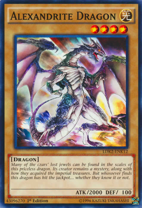 Alexandrite Dragon [LDK2-ENK12] Common | Jomio and Rueliete's Cards and Comics