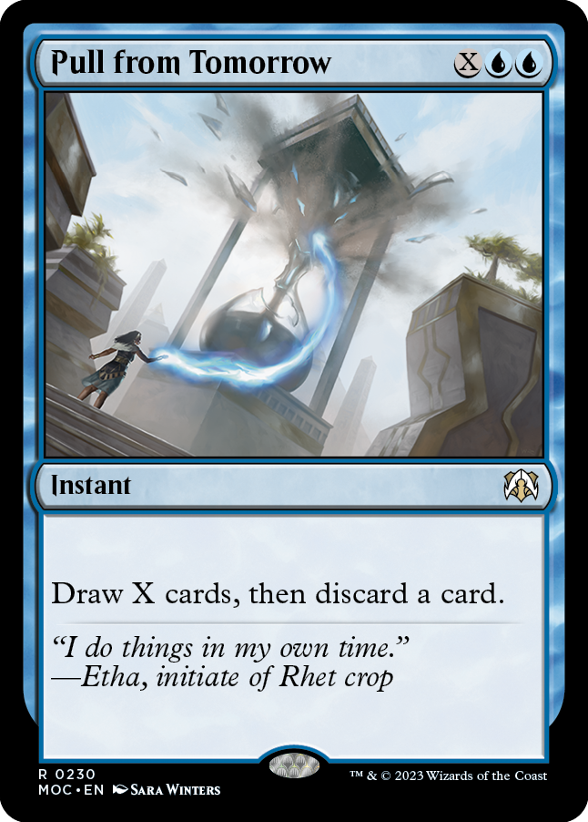 Pull from Tomorrow [March of the Machine Commander] | Jomio and Rueliete's Cards and Comics