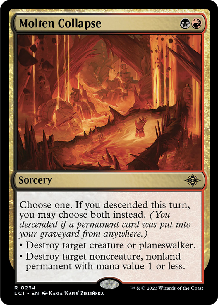 Molten Collapse [The Lost Caverns of Ixalan] | Jomio and Rueliete's Cards and Comics