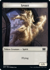 Saproling // Spirit (008) Double-Sided Token [Double Masters 2022 Tokens] | Jomio and Rueliete's Cards and Comics