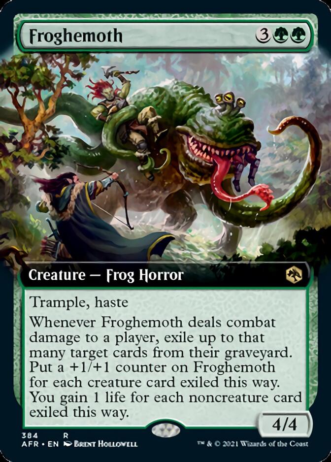 Froghemoth (Extended Art) [Dungeons & Dragons: Adventures in the Forgotten Realms] | Jomio and Rueliete's Cards and Comics
