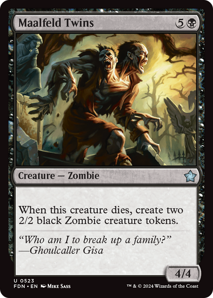 Maalfeld Twins [Foundations] | Jomio and Rueliete's Cards and Comics