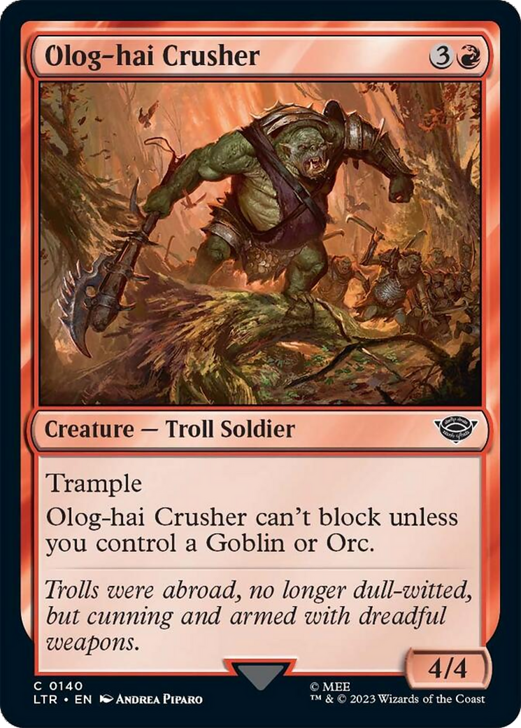 Olog-hai Crusher [The Lord of the Rings: Tales of Middle-Earth] | Jomio and Rueliete's Cards and Comics