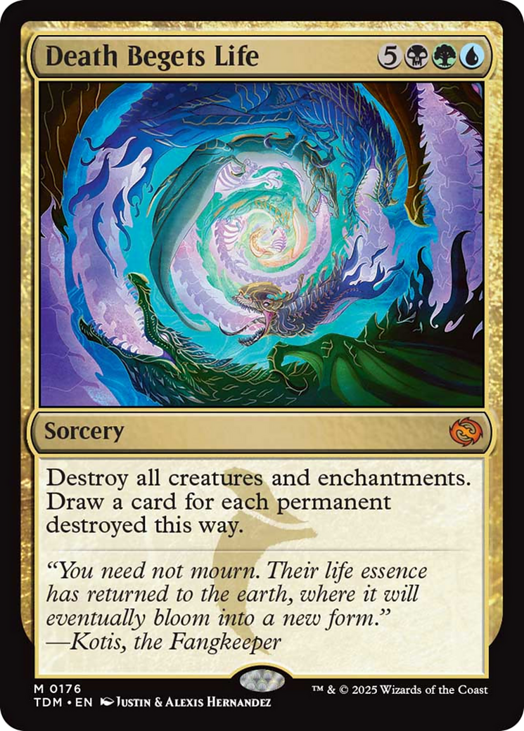 Death Begets Life [Tarkir: Dragonstorm] | Jomio and Rueliete's Cards and Comics