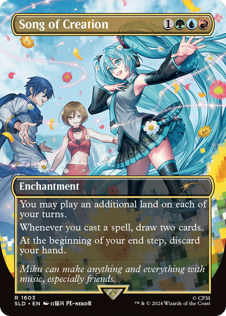 Song of Creation (Rainbow Foil) [Secret Lair Drop Series] | Jomio and Rueliete's Cards and Comics