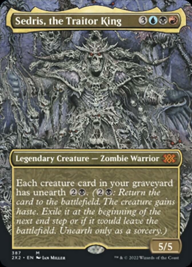 Sedris, the Traitor King (Borderless Alternate Art) [Double Masters 2022] | Jomio and Rueliete's Cards and Comics