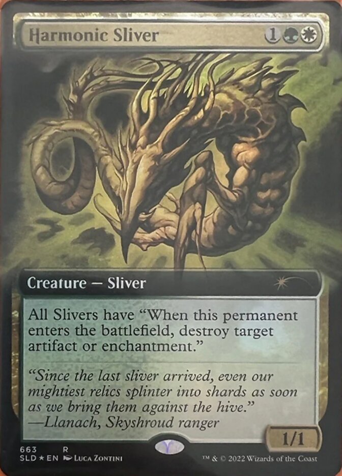 Harmonic Sliver (Extended Art) [Secret Lair Drop Promos] | Jomio and Rueliete's Cards and Comics