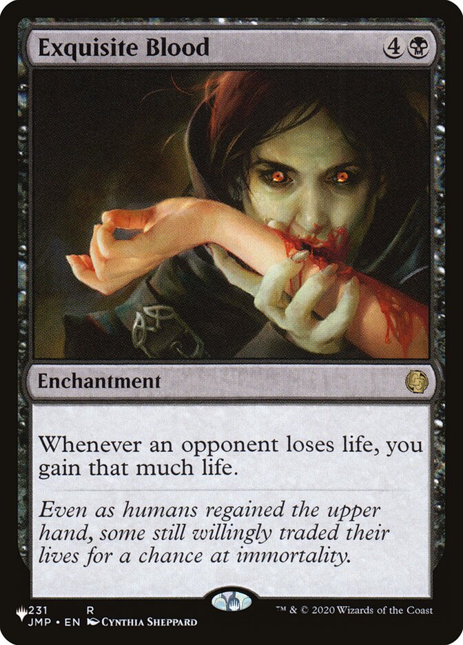 Exquisite Blood [The List] | Jomio and Rueliete's Cards and Comics