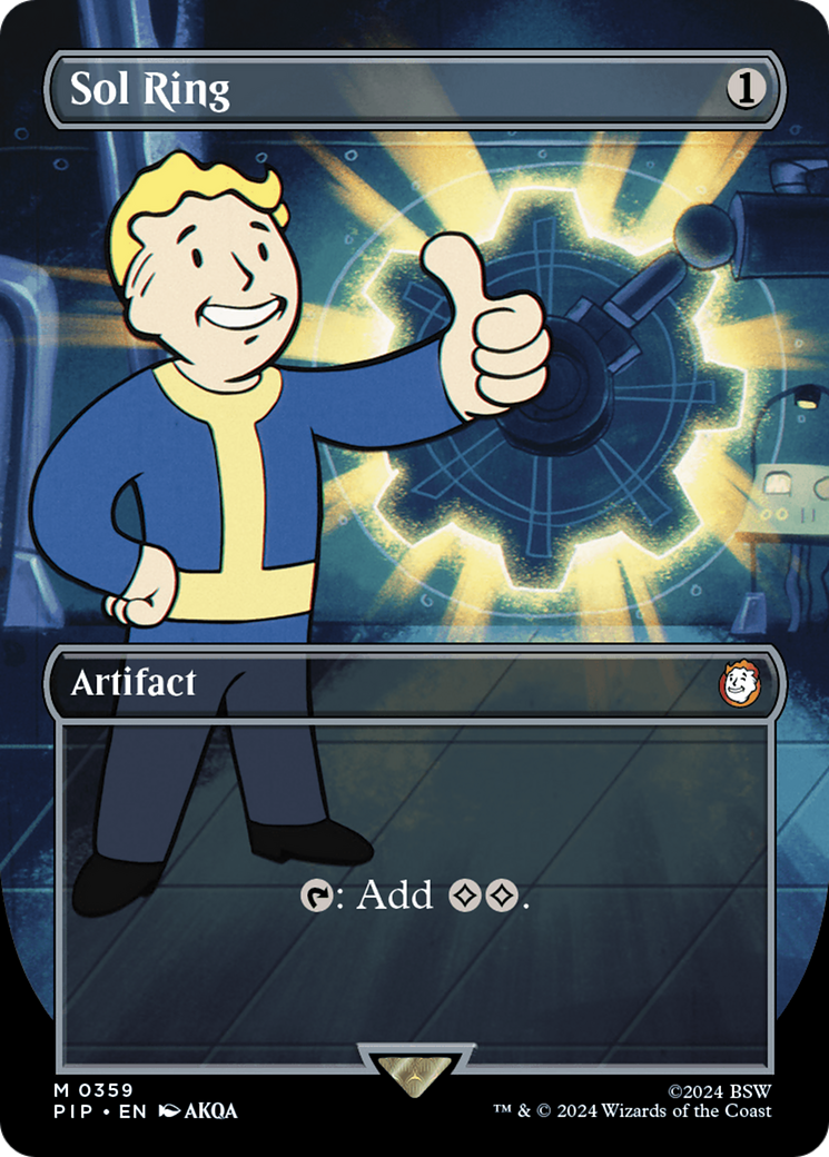 Sol Ring (Borderless) [Fallout] | Jomio and Rueliete's Cards and Comics