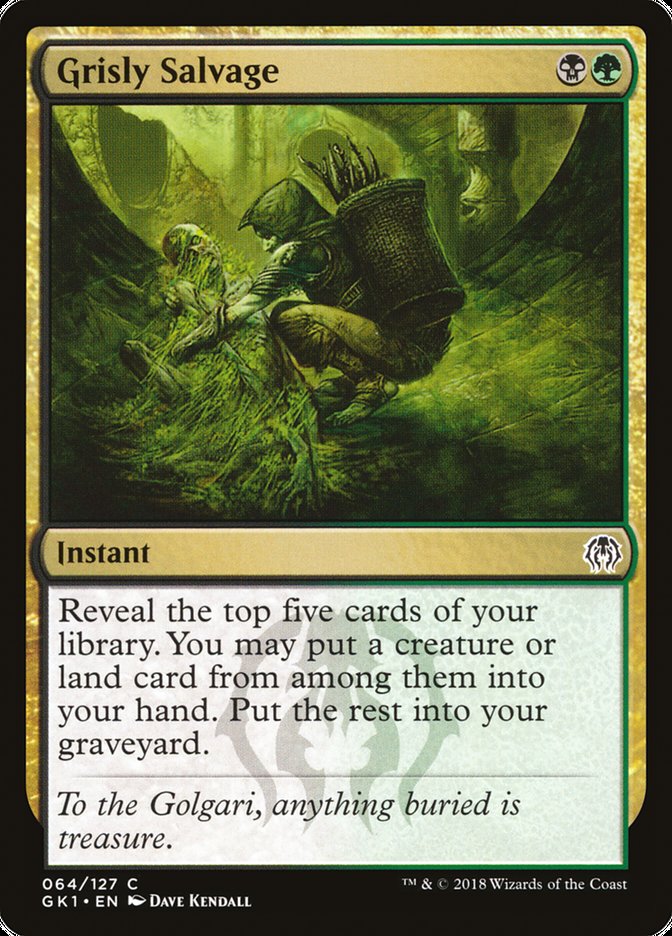 Grisly Salvage [Guilds of Ravnica Guild Kit] | Jomio and Rueliete's Cards and Comics