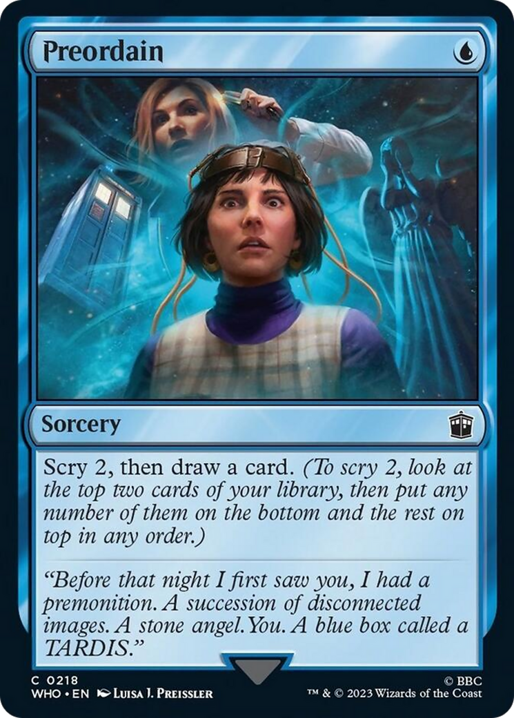 Preordain [Doctor Who] | Jomio and Rueliete's Cards and Comics