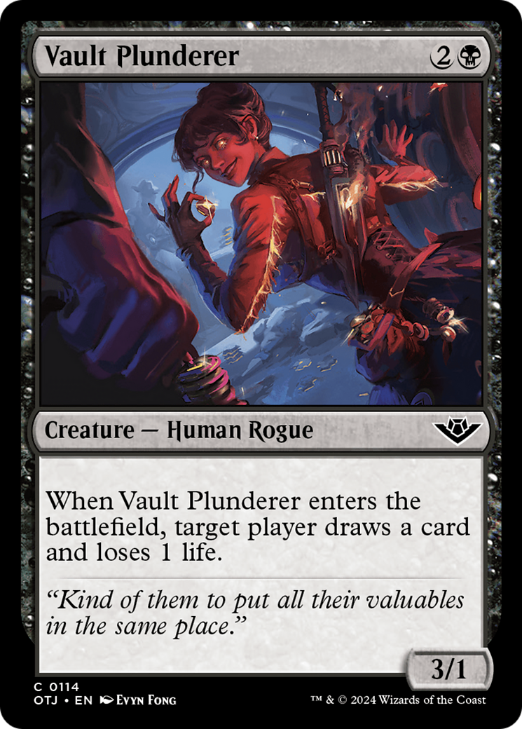 Vault Plunderer [Outlaws of Thunder Junction] | Jomio and Rueliete's Cards and Comics