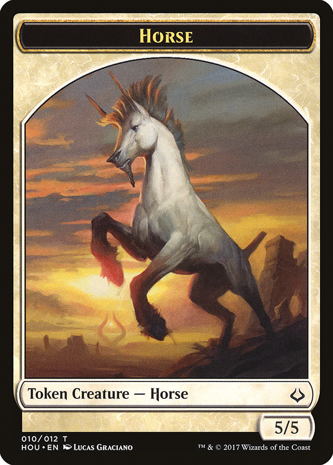 Horse Token [Hour of Devastation Tokens] | Jomio and Rueliete's Cards and Comics