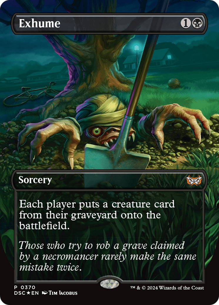 Exhume (Borderless) [Duskmourn: House of Horror Commander] | Jomio and Rueliete's Cards and Comics