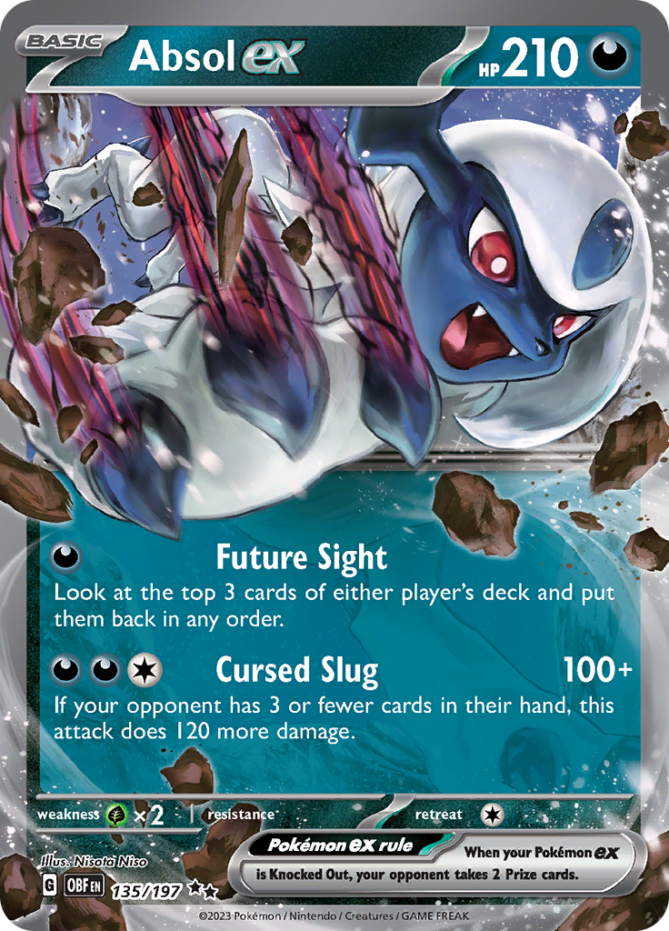 Absol ex (135/197) [Scarlet & Violet: Obsidian Flames] | Jomio and Rueliete's Cards and Comics
