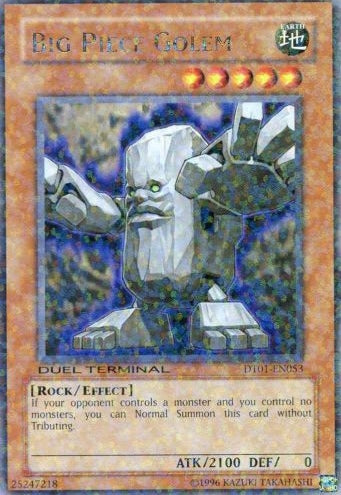Big Piece Golem [DT01-EN053] Rare | Jomio and Rueliete's Cards and Comics