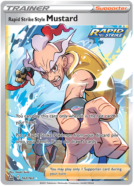 Rapid Strike Style Mustard (162/163) [Sword & Shield: Battle Styles] | Jomio and Rueliete's Cards and Comics