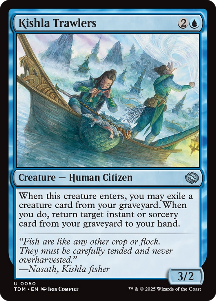 Kishla Trawlers [Tarkir: Dragonstorm] | Jomio and Rueliete's Cards and Comics