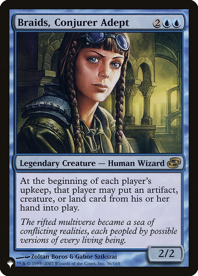 Braids, Conjurer Adept [The List] | Jomio and Rueliete's Cards and Comics