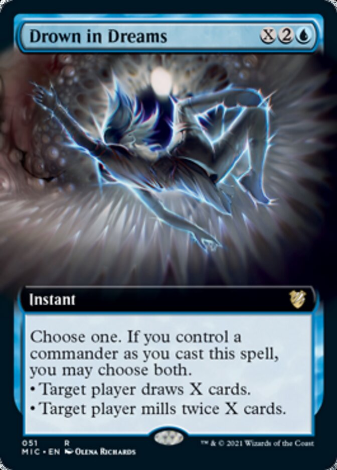Drown in Dreams (Extended Art) [Innistrad: Midnight Hunt Commander] | Jomio and Rueliete's Cards and Comics