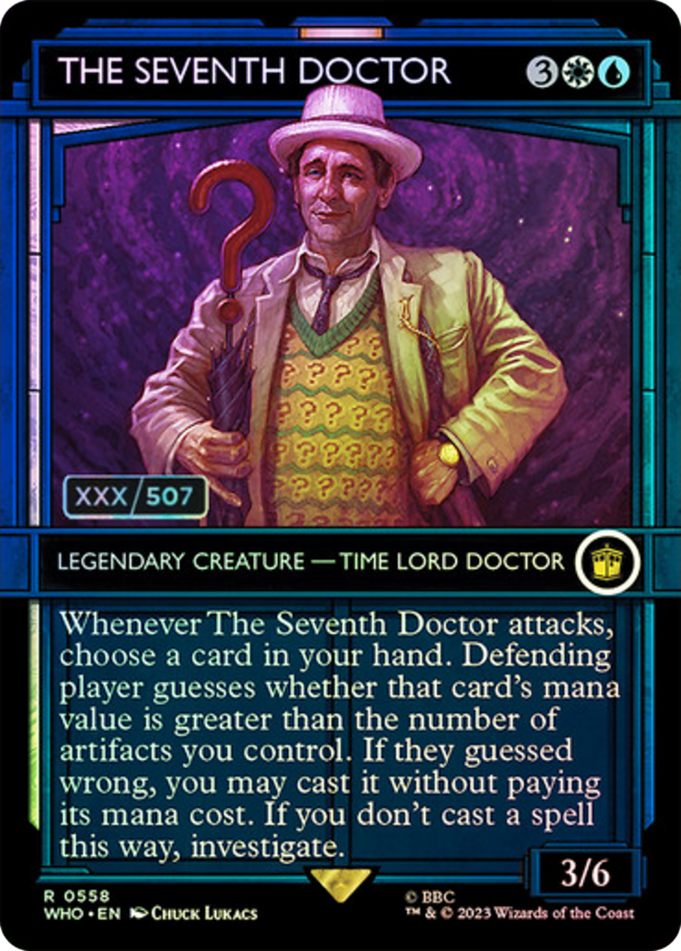 The Seventh Doctor (Serial Numbered) [Doctor Who] | Jomio and Rueliete's Cards and Comics