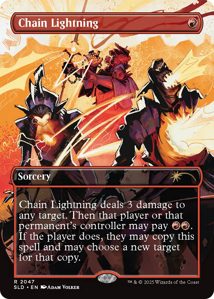 Chain Lightning (2047) [Secret Lair Drop Series] | Jomio and Rueliete's Cards and Comics