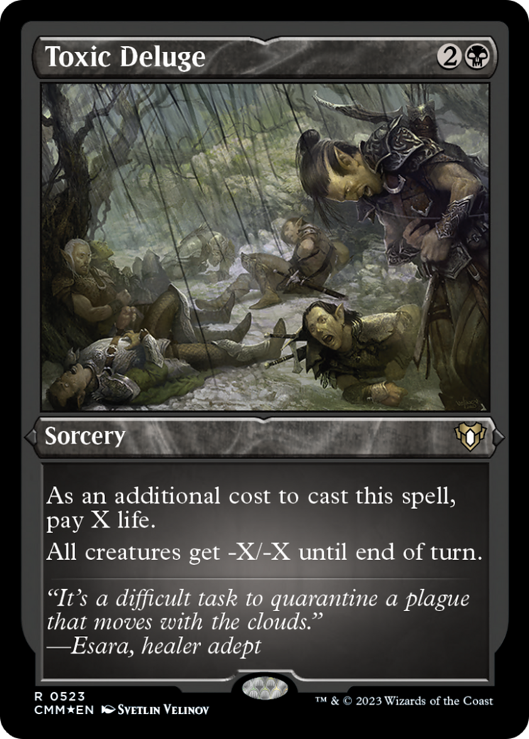 Toxic Deluge (Foil Etched) [Commander Masters] | Jomio and Rueliete's Cards and Comics