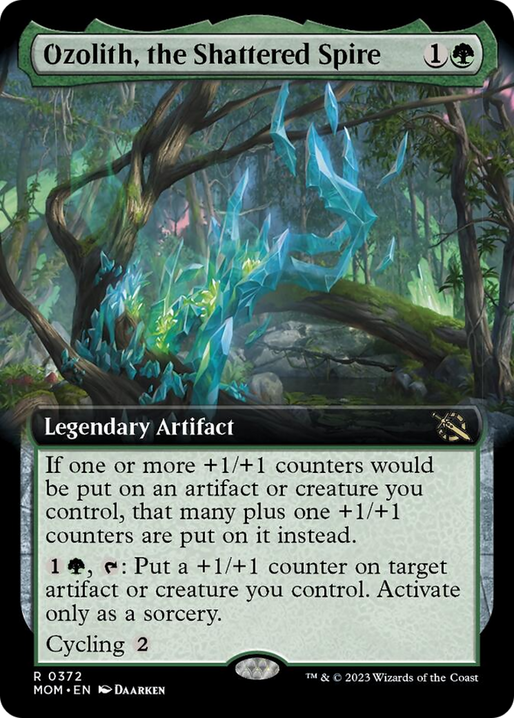 Ozolith, the Shattered Spire (Extended Art) [March of the Machine] | Jomio and Rueliete's Cards and Comics