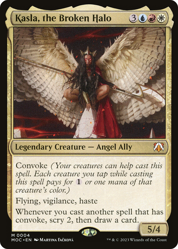 Kasla, the Broken Halo [March of the Machine Commander] | Jomio and Rueliete's Cards and Comics