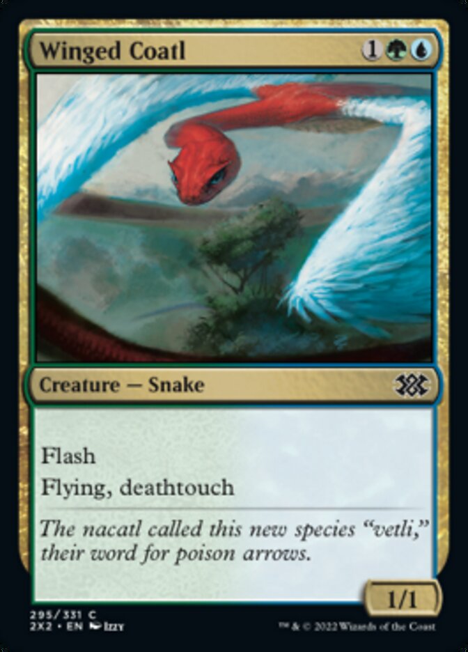 Winged Coatl [Double Masters 2022] | Jomio and Rueliete's Cards and Comics