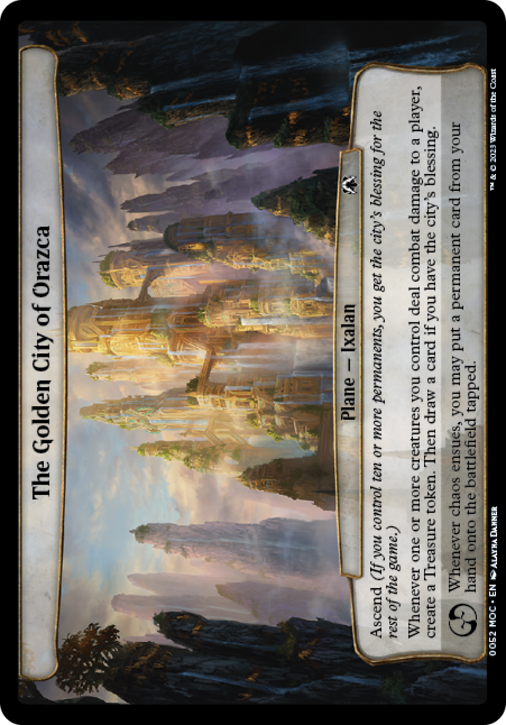 The Golden City of Orazca [March of the Machine Commander] | Jomio and Rueliete's Cards and Comics