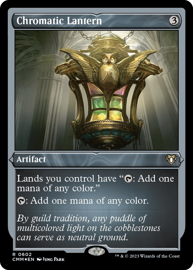 Chromatic Lantern (Foil Etched) [Commander Masters] | Jomio and Rueliete's Cards and Comics