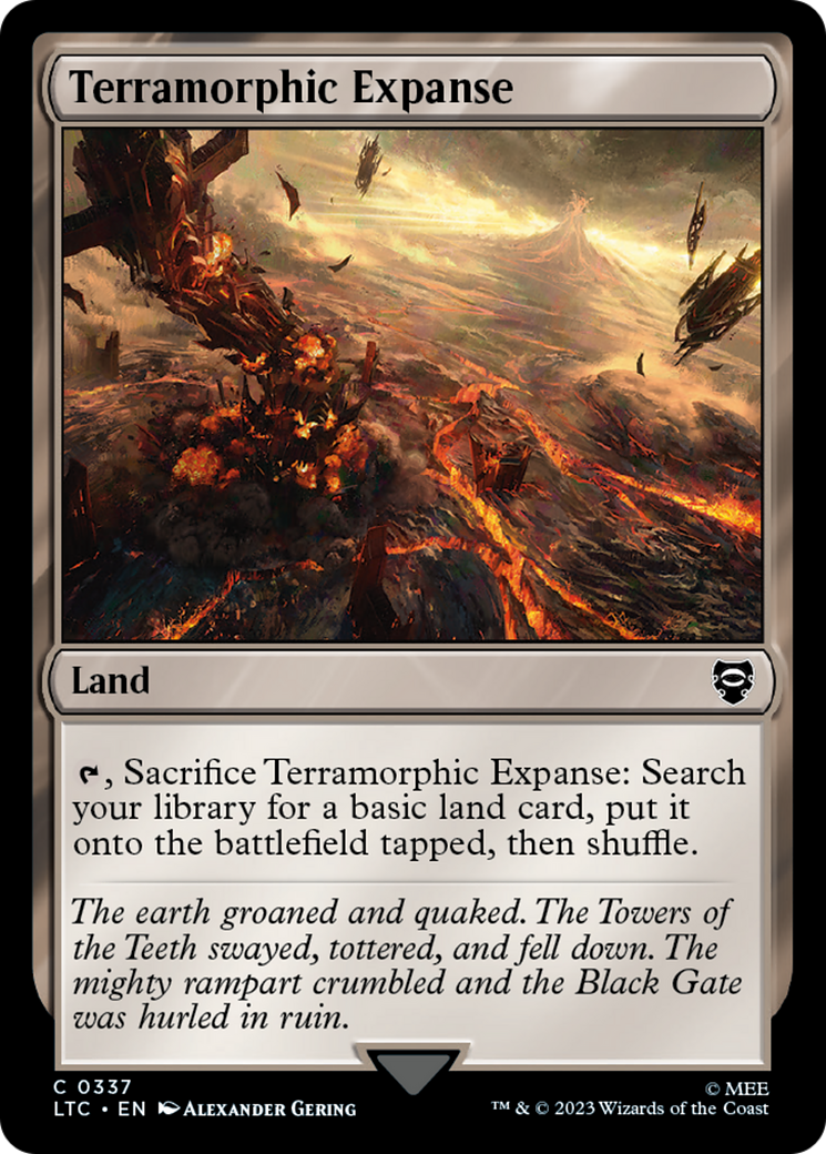 Terramorphic Expanse [The Lord of the Rings: Tales of Middle-Earth Commander] | Jomio and Rueliete's Cards and Comics