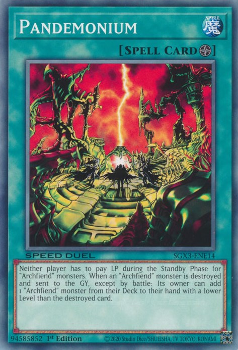 Pandemonium [SGX3-ENE14] Common | Jomio and Rueliete's Cards and Comics