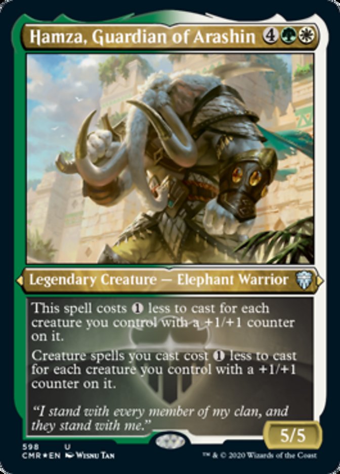 Hamza, Guardian of Arashin (Etched) [Commander Legends] | Jomio and Rueliete's Cards and Comics