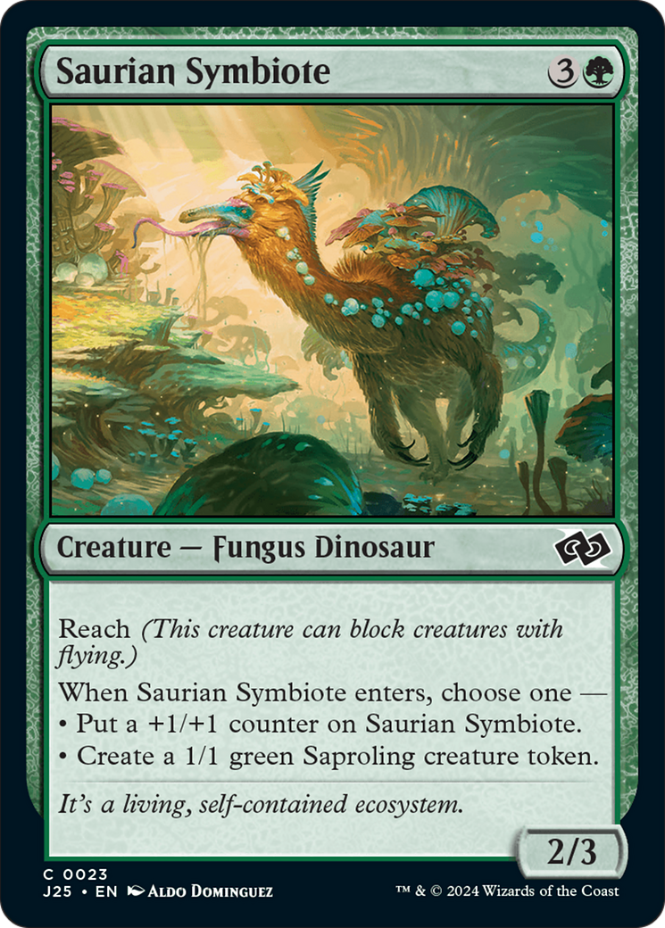 Saurian Symbiote [Foundations Jumpstart] | Jomio and Rueliete's Cards and Comics