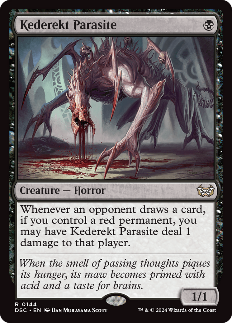 Kederekt Parasite [Duskmourn: House of Horror Commander] | Jomio and Rueliete's Cards and Comics