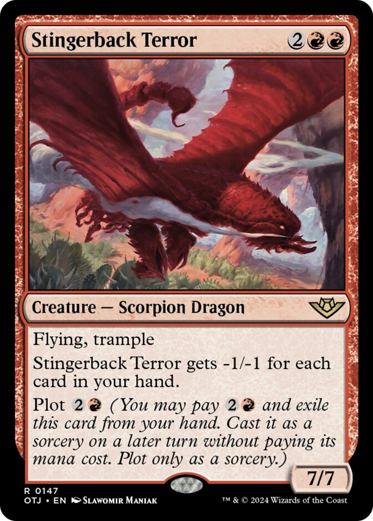 Stingerback Terror [Outlaws of Thunder Junction] | Jomio and Rueliete's Cards and Comics
