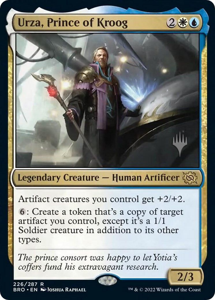 Urza, Prince of Kroog (Promo Pack) [The Brothers' War Promos] | Jomio and Rueliete's Cards and Comics