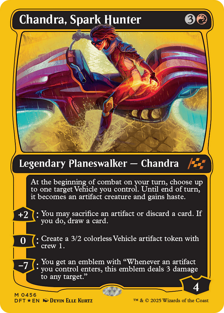 Chandra, Spark Hunter (First-Place Foil) [Aetherdrift] | Jomio and Rueliete's Cards and Comics