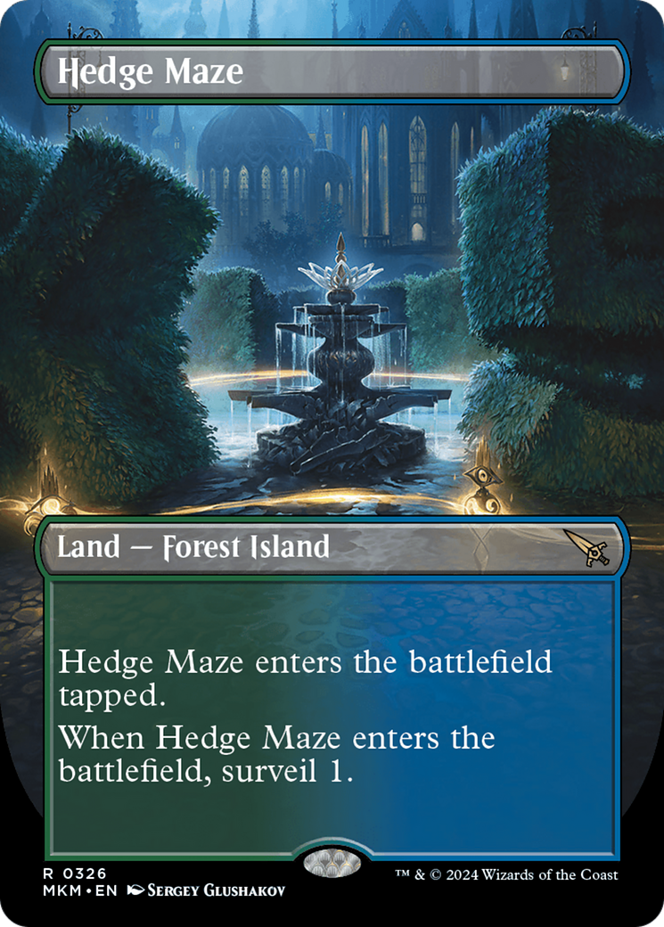 Hedge Maze (Borderless) [Murders at Karlov Manor] | Jomio and Rueliete's Cards and Comics