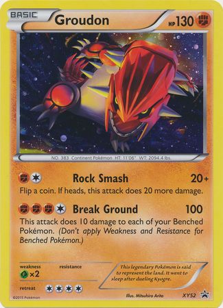 Groudon (XY52) (Jumbo Card) [XY: Black Star Promos] | Jomio and Rueliete's Cards and Comics