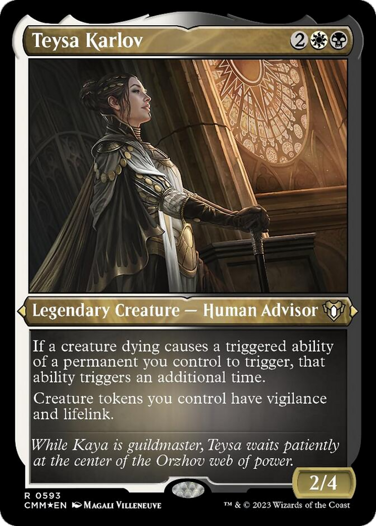 Teysa Karlov (Foil Etched) [Commander Masters] | Jomio and Rueliete's Cards and Comics