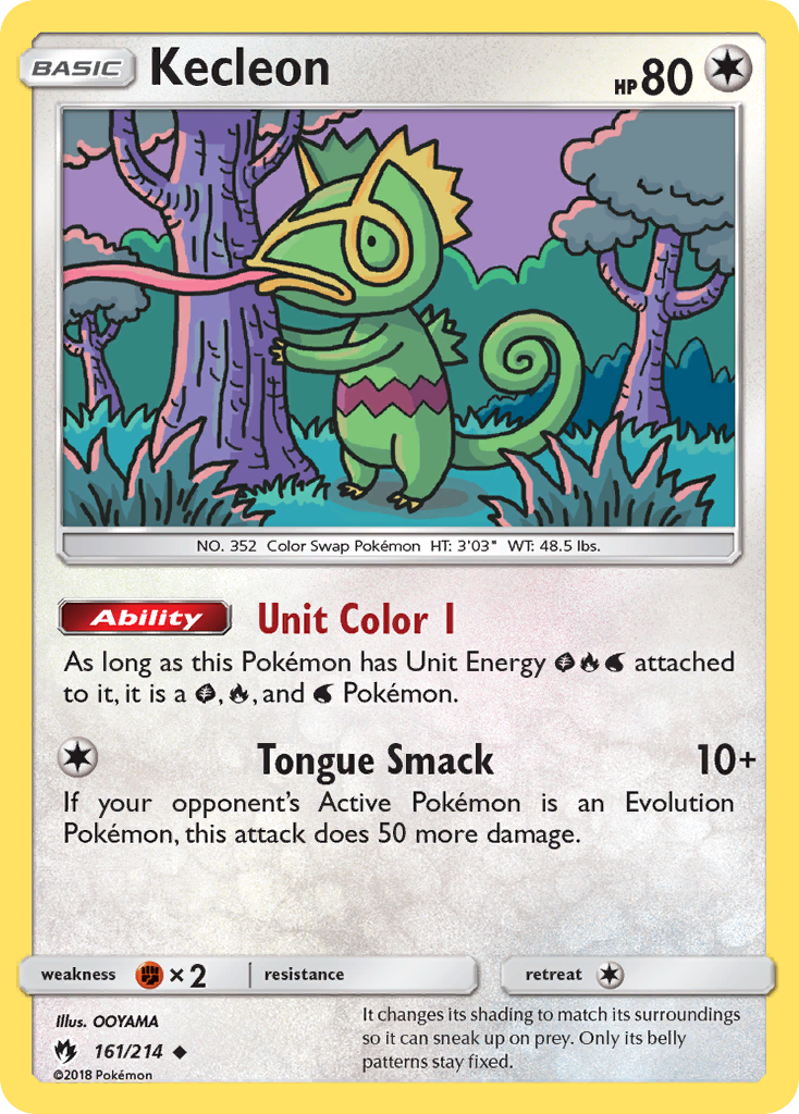 Kecleon (161/214) [Sun & Moon: Lost Thunder] | Jomio and Rueliete's Cards and Comics