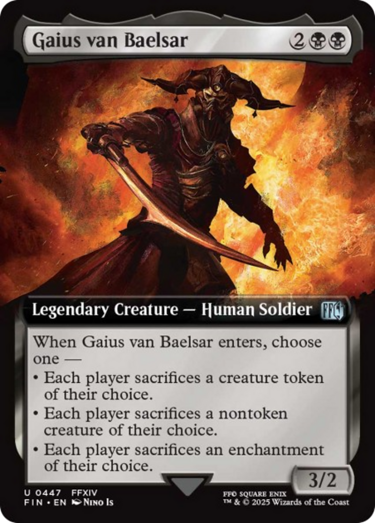 Gaius van Baelsar (Extended Art) [FINAL FANTASY] | Jomio and Rueliete's Cards and Comics