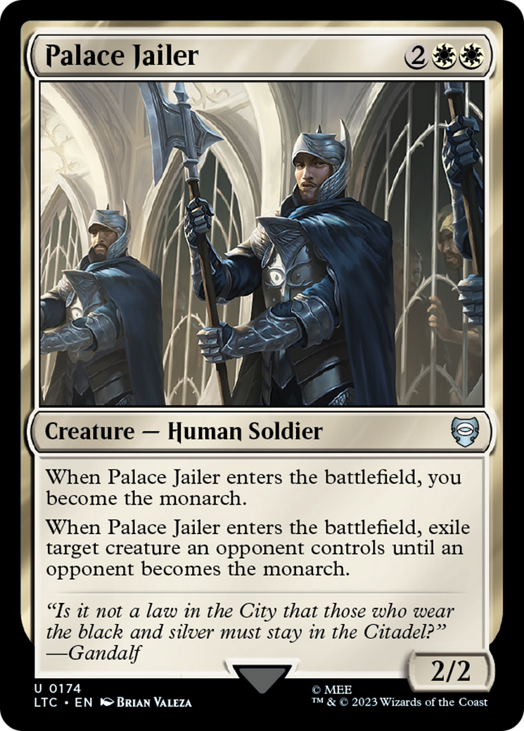 Palace Jailer [The Lord of the Rings: Tales of Middle-Earth Commander] | Jomio and Rueliete's Cards and Comics