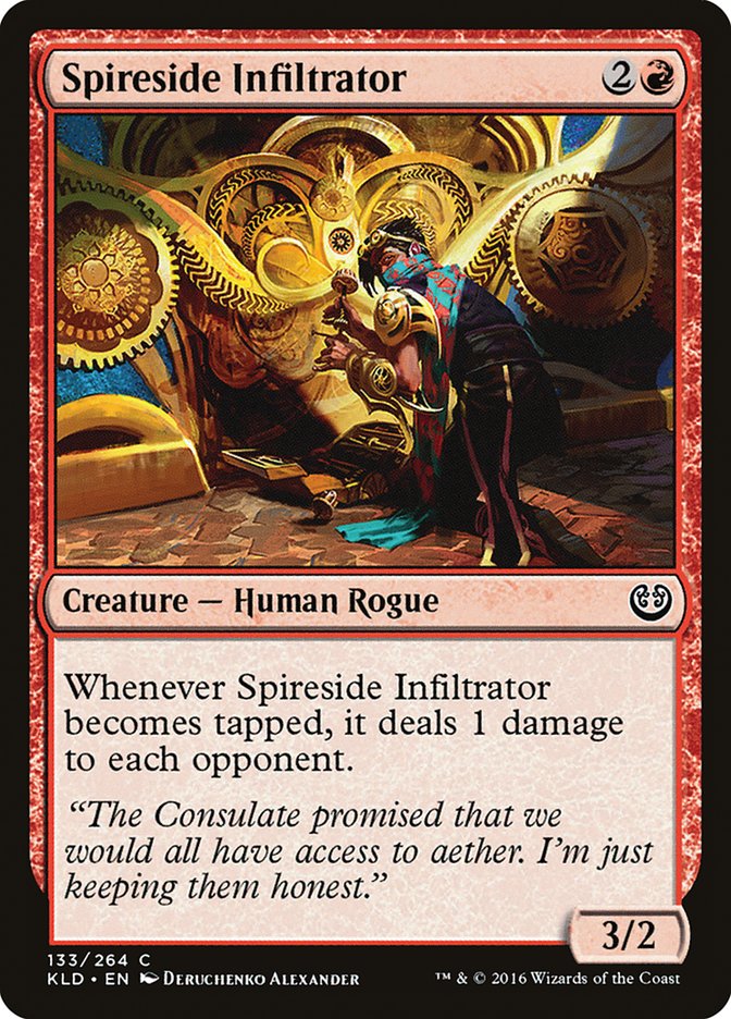 Spireside Infiltrator [Kaladesh] | Jomio and Rueliete's Cards and Comics